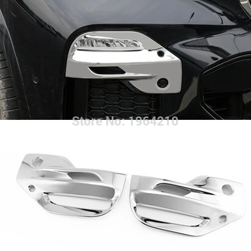 Для BMW X5 G05 2019 2020 ABS хром внешняя передняя противотуманная фара крышка света планки