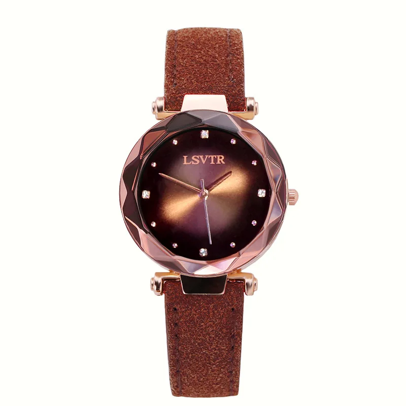 

Ladies Watch Bracelet High-end Jewelry 2021 Minimalist Fashion Casual Watch Clock Color Rhinestone Dial Gift for Girlfriend
