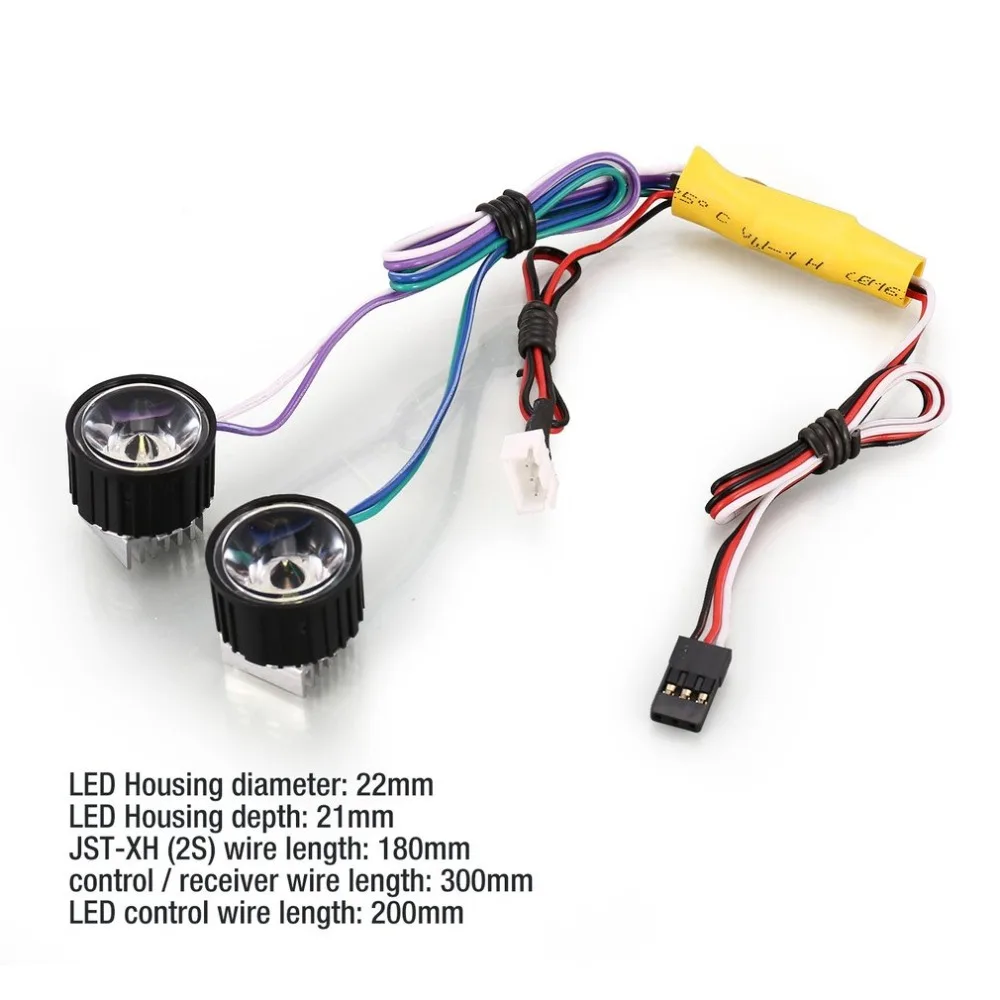 

G.T.POWER High Power System Headlight Super Bright LED Light / Lamp for RC Car RC Crawler Airplane Boat Accessories