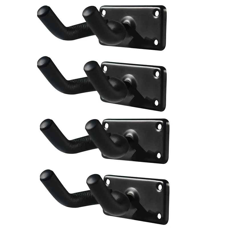 

4Pcs Guitar Wall Type Anti-Skid Hook Bracket Holder Wall Mount Type Suitable for Guitar/Acoustic/Bass/Electric/Ukulele