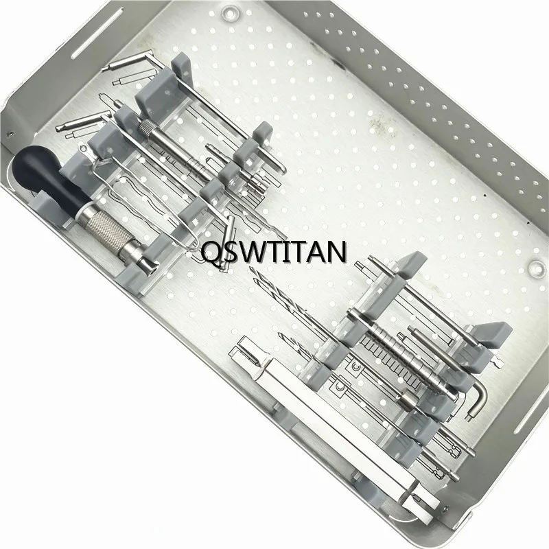 Caja de instrumentos ortop&eacute;dicos, caja quir&uacute;rgica de acero inoxidable para veterinaria-1