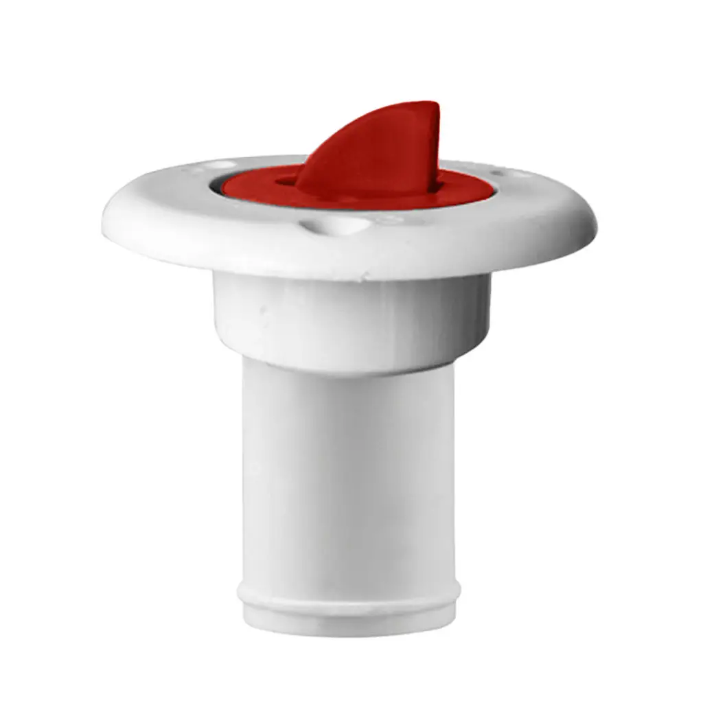 

Boat Fuel Tank Deck Fill/Filler with Red Keyless - 1 1/2 Inch Gas