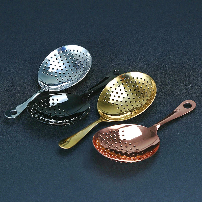 Julep Strainer,Professional Stainless Steel Bar Strainer Cocktail Strainer for Home or Commercial Bar 