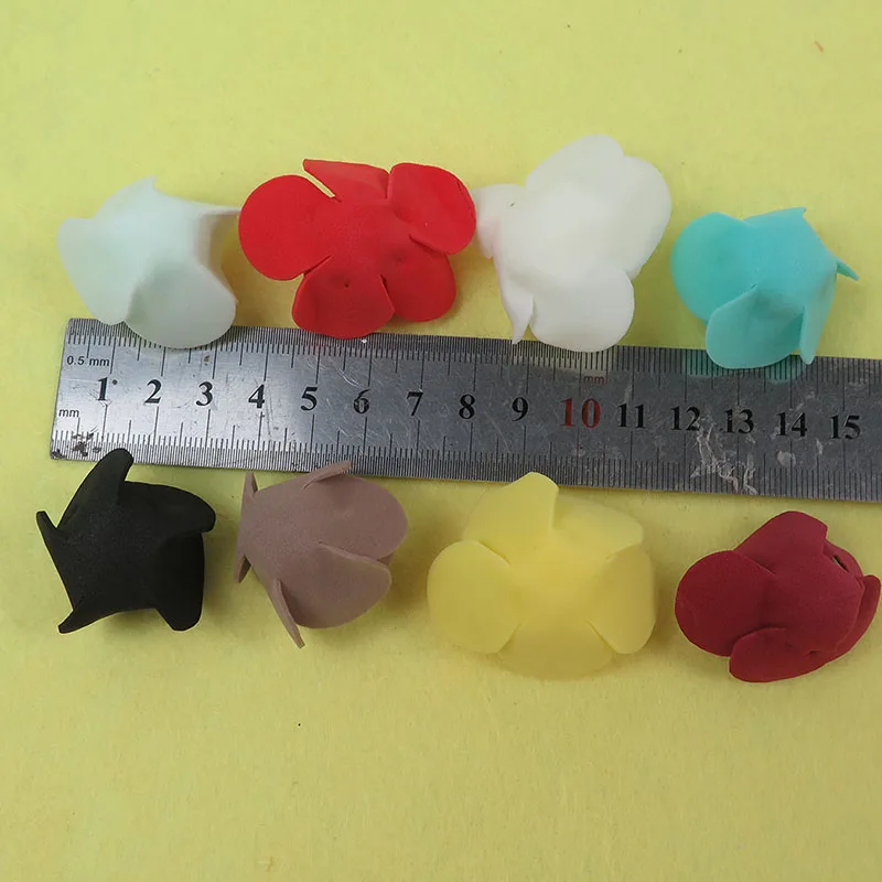 150 1500 шт красочные пены розы головы 3 5 см искусственные цветы для DIY медведь в