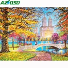 AZQSD Алмазная мозаика, дерево, вышивка крестиком, украшение дома, алмазная вышивка, распродажа, Осенний пейзаж, ручная работа