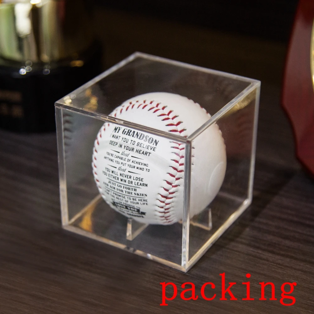 Дедушка и бабушка для внука бейсбольная модель белый базовый мяч тренировочная