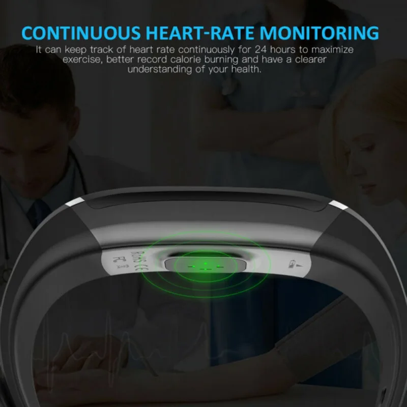 

Sport Smart Bracelet Health Heart Rate Blood Pressure Monitoring Fitness Wristband Watch