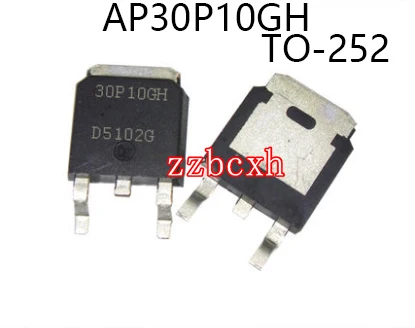 

10PCS/LOT New Original AP30P10GH 30P10GH TO252 MOS 100V 25A
