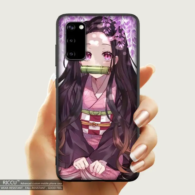 Чехол для телефона Samsung S20 21 plus Ultra S7 8 9 edge 2020 S10E с японским аниме рассекающее