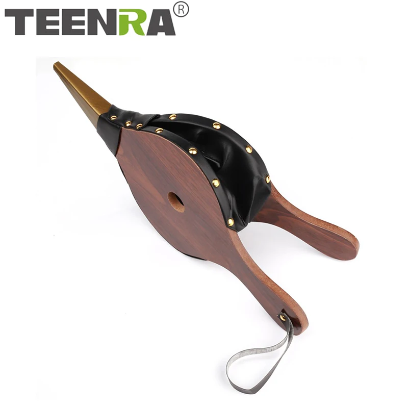 Деревянная Ручная воздуходувка TEENRA ручной работы вентилятор для барбекю огонь