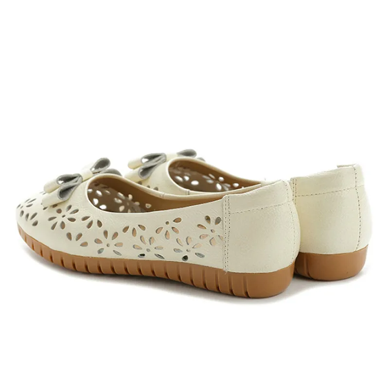 Gykaeo/2019 г. летние туфли на мягкой подошве для мам лодочки из натуральной кожи