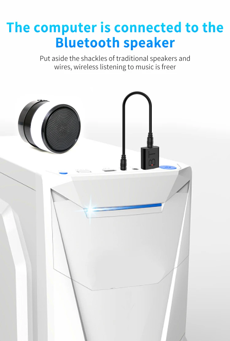 2 в 1 беспроводной Bluetooth 5,0 приемник адаптер USB Bluetooth передатчик стерео аудио наушники адаптер для ТВ динамик автомобильный комплект