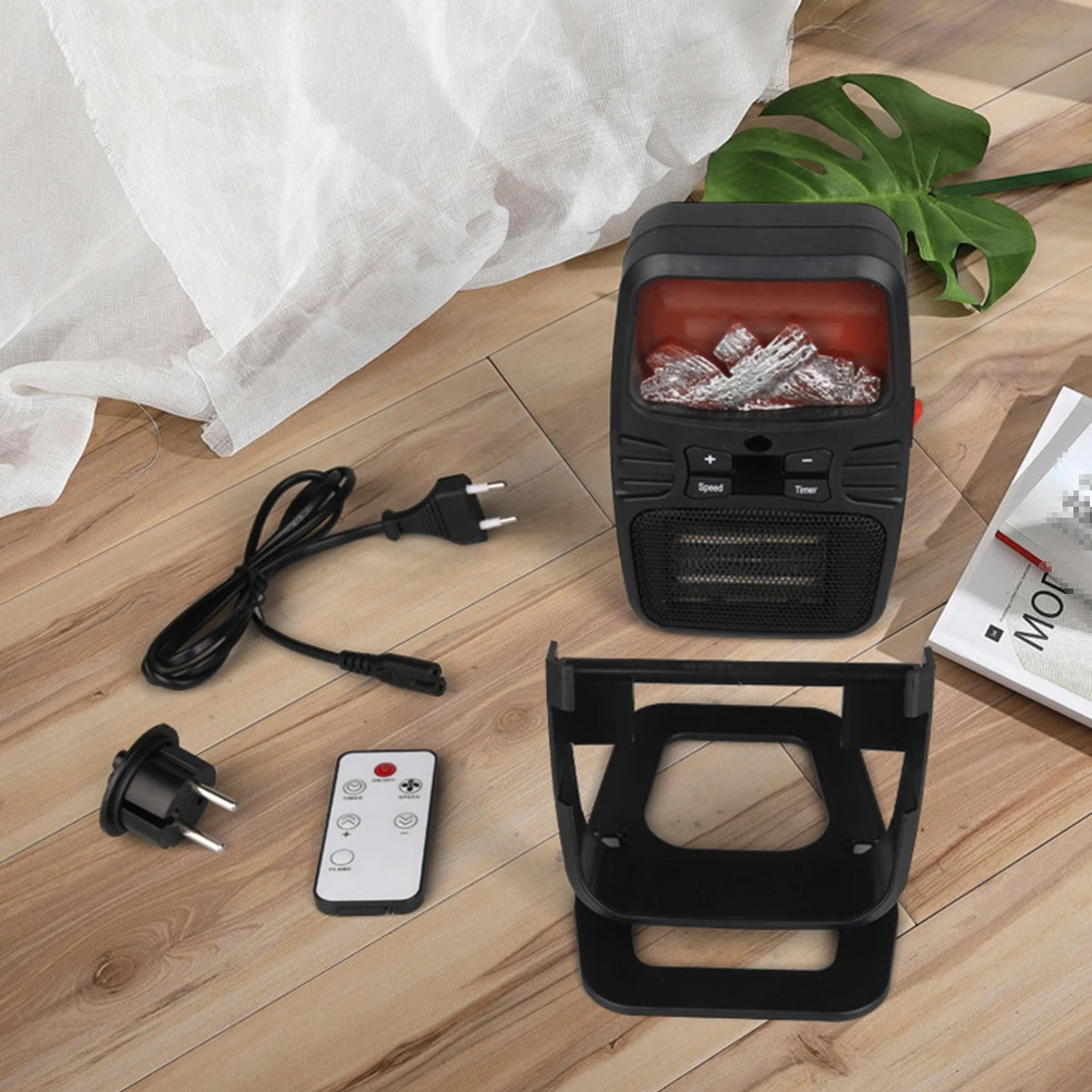 Мини Портативный Настольный вентилятор обогреватель имитация пожарной плиты