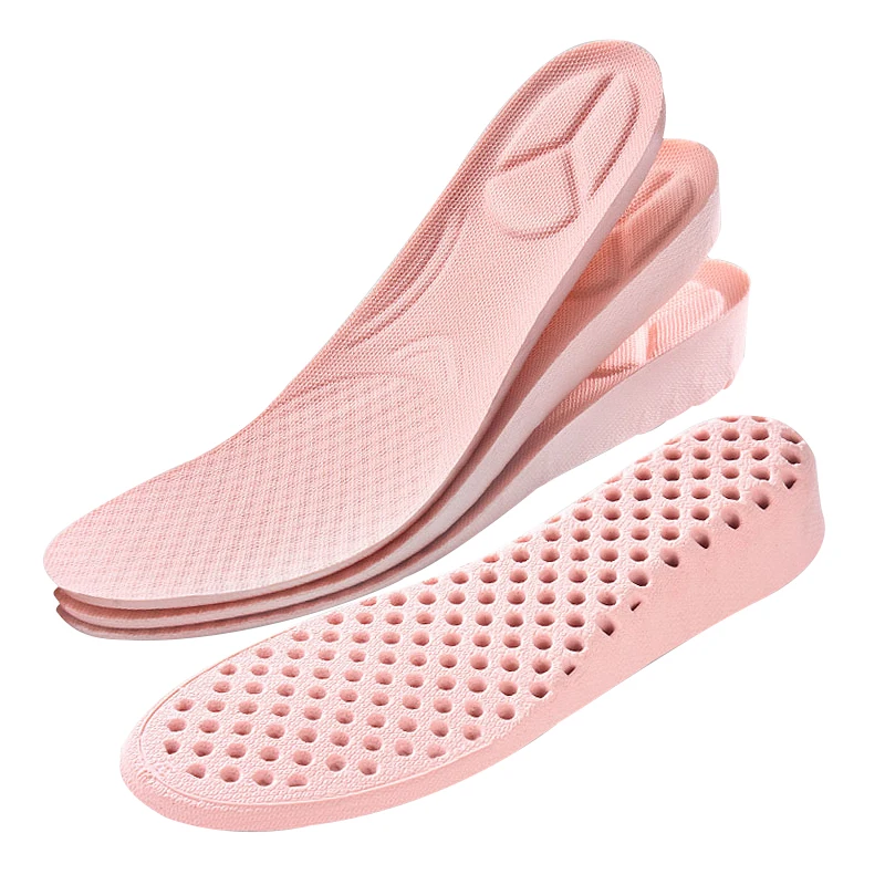 

Invisible inner heightening insole, soft sole, comfortable movement, shock absorption, breathable inner heightening pad