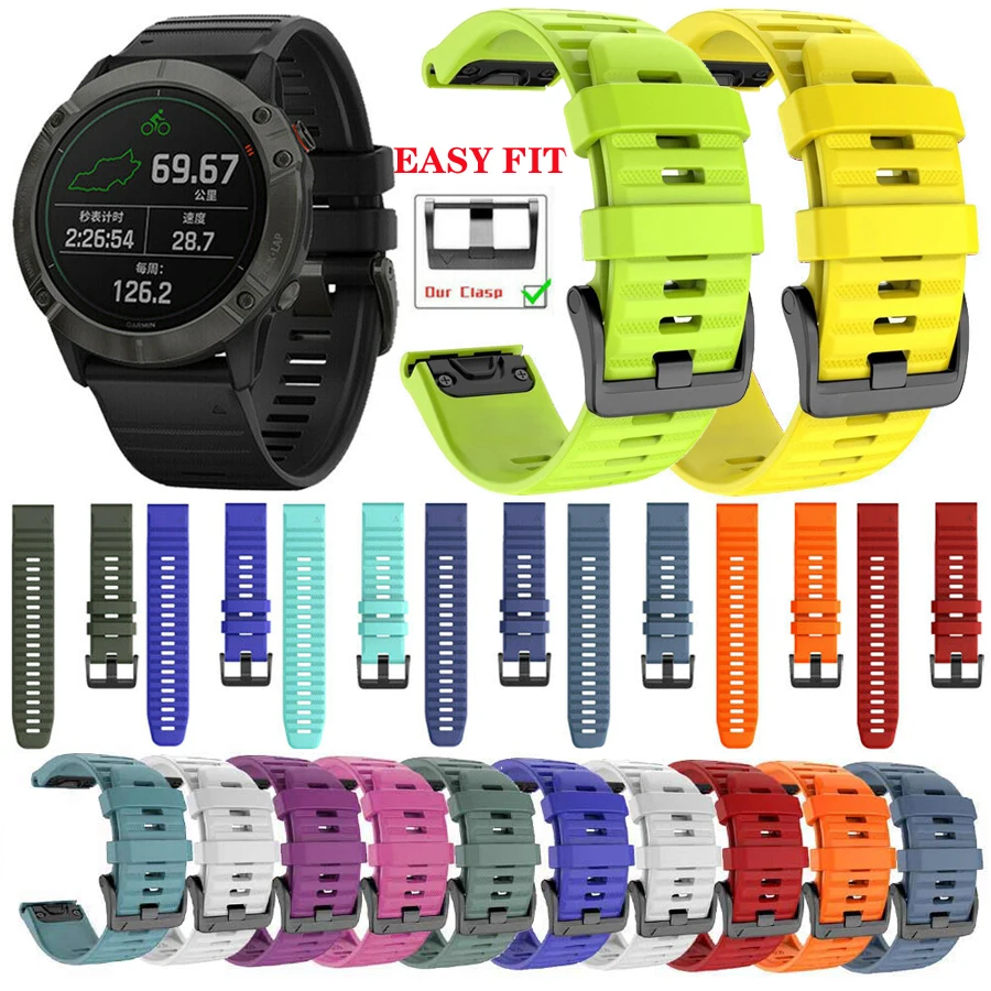 22 мм QuickFit ремешок для часов Ремешок Garmin Forerunner 945 935 Easyfit силиконовый на запястье Fenix