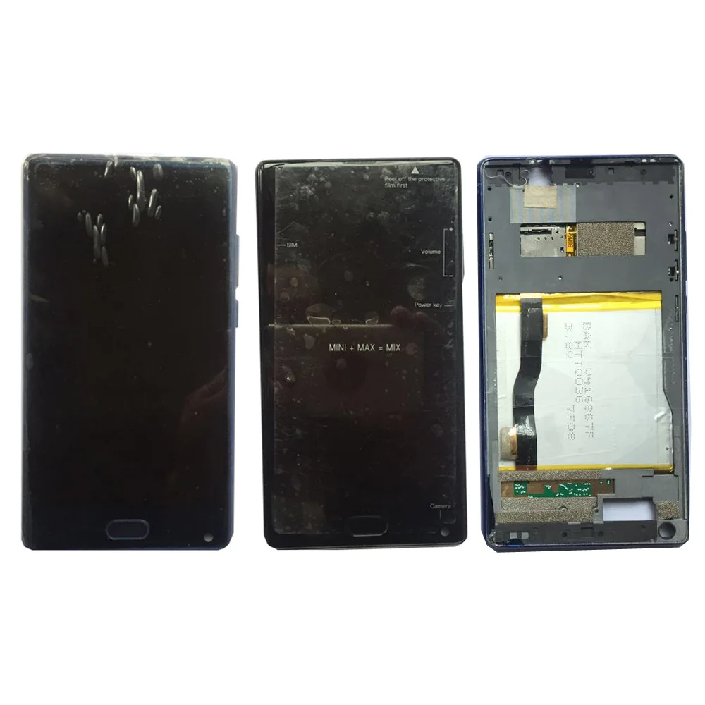 100% б/у 5 дюймовый OLED ЖК экран для Doogee Mix LCD + дигитайзер сенсорного экрана рамка в