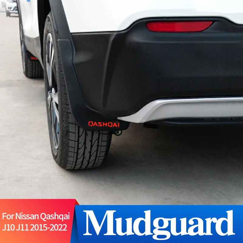 

Car Exterior Mudflaps Mud Flaps Splash Guards Mudguards For Nissan Qashqai J10 J11 2015-2022 Fender Dedicated Accessories