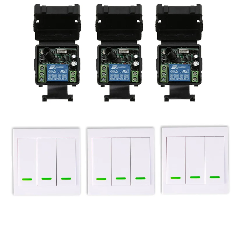 Беспроводной переключатель системы дистанционного управления для дома DC12V 24 В 1CH