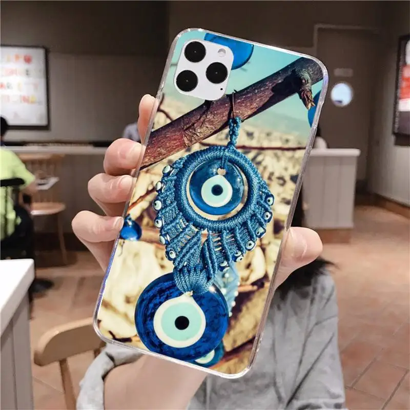 fashion evil eye phone case for iphone 12 11 pro max mini xs max 8 7 6 6s plus x 5s se 2020 xr silicone soft cover free global shipping