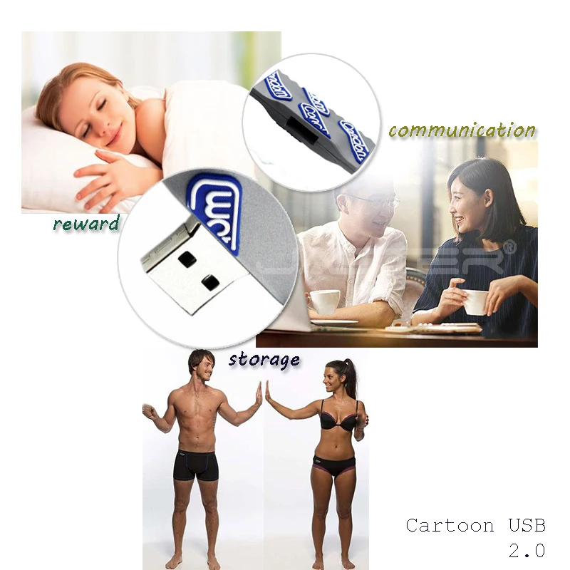 Резиновый флеш накопитель JASTER в виде презерватива 8 ГБ 16 32 usb 2 0 100%|USB