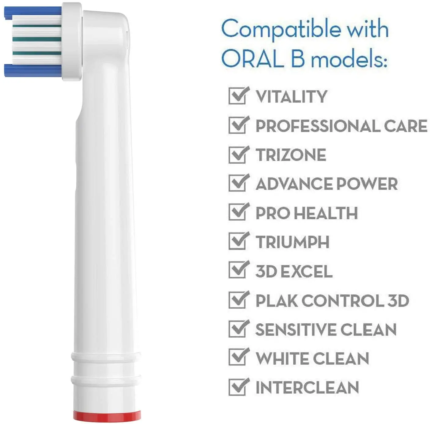 Насадки сменные для электрической зубной щетки Oral B 4 шт./лот | Бытовая техника