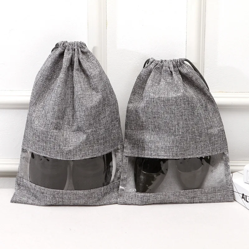

Travel Suitcase Packing Drawstring Shoes Bags Organizer Women Men Dustproof Cover Shoes Bags Travel Cosmetic Cloth Bags Pouch