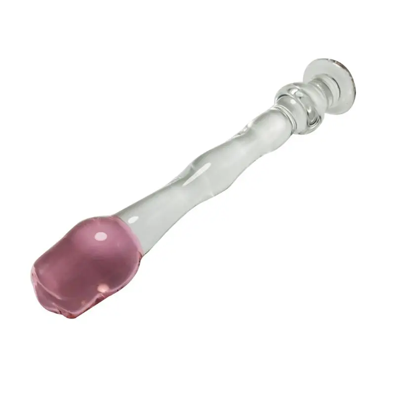 Большой стеклянный фаллоимитатор Pyrex стекло искусственный пенис двойной конец