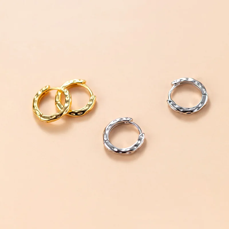 

Green Purple Real 925 Silver 11mm Hoop Earrings Plated 18K Gold Earrings Charms Stud For Young Girl Fine Jewelry Gift