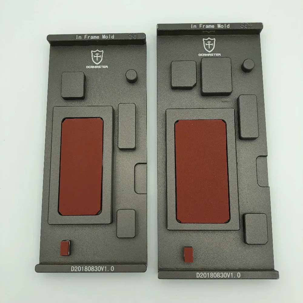 OCA MASTER ЖК ламинирующая форма средняя рамка форма для Samsung s7 edge s8 s8 plus s9 s9 plus инфракрасная Форма клей Чистящая форма
