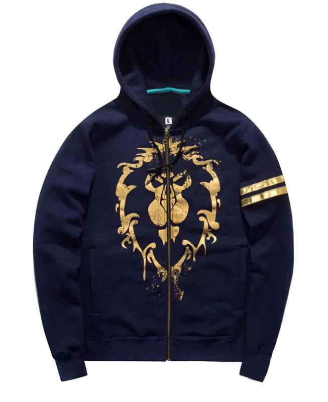 ZOGAA 2018 новые модные толстовки мужские и свитшоты World of Warcraft Horde Alliance с логотипом