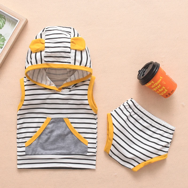 PatPat/Новинка 2020 года От 0 до 2 лет комплект из двух предметов для маленьких детей