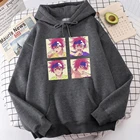 Толстовка мужская с японским аниме Sk8 Reki Kyan, удобная повседневная одежда, теплые брендовые свитшоты, флисовая Толстовка Оверсайз