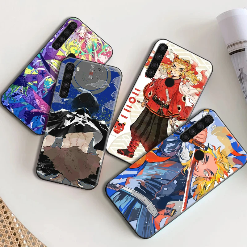 

Demon Slayer Phone Case For Xiaomi Redmi 7 7A Note 7 7 Pro 8 8A Note 8 8 2021 8T 8 Pro Kamado Nezuko Back Cover Soft TPU Funda