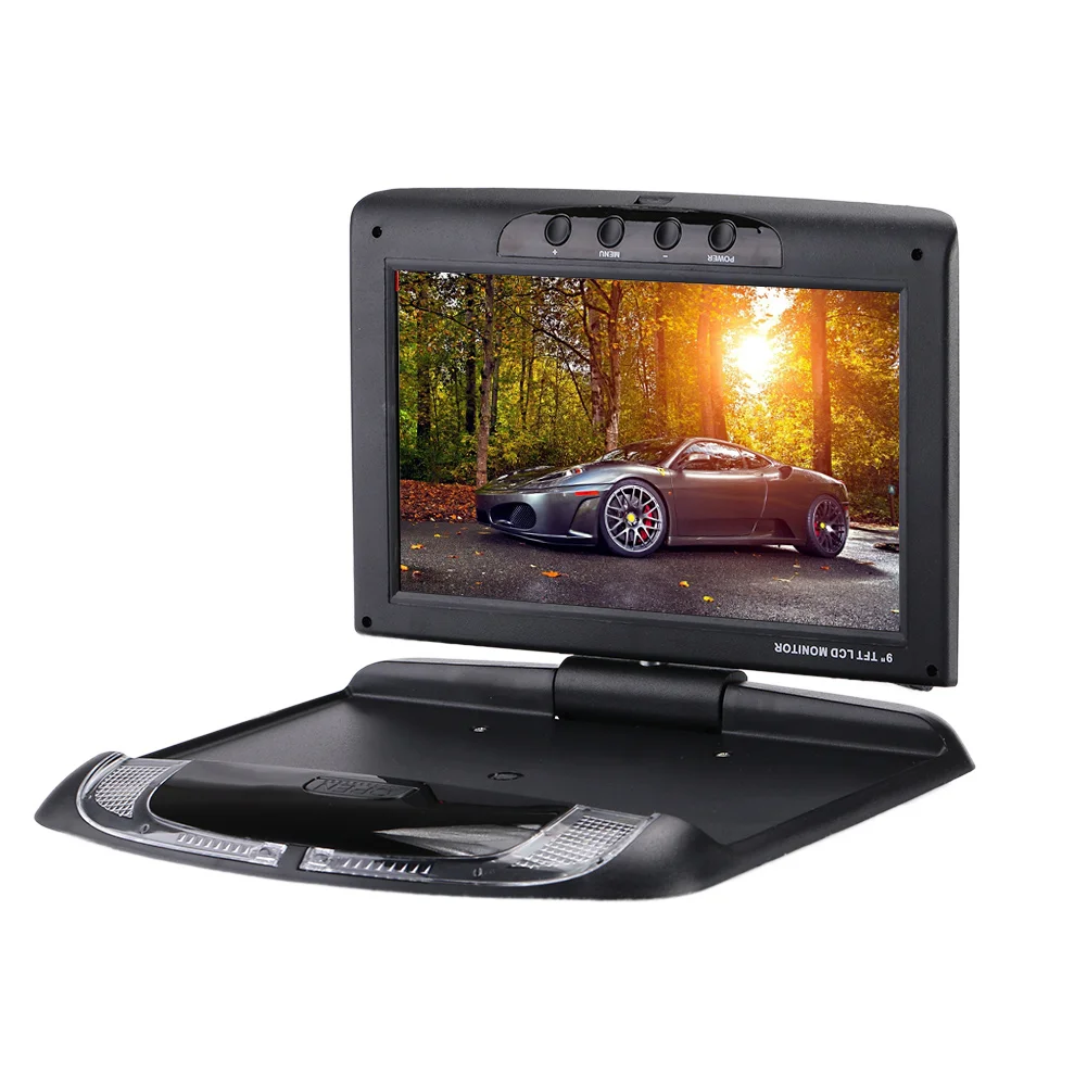 

Car Monitor Car DVD Monitor Portable Car Displayer Reversing Image Vehicles 9 Inch 180Rotate Smart