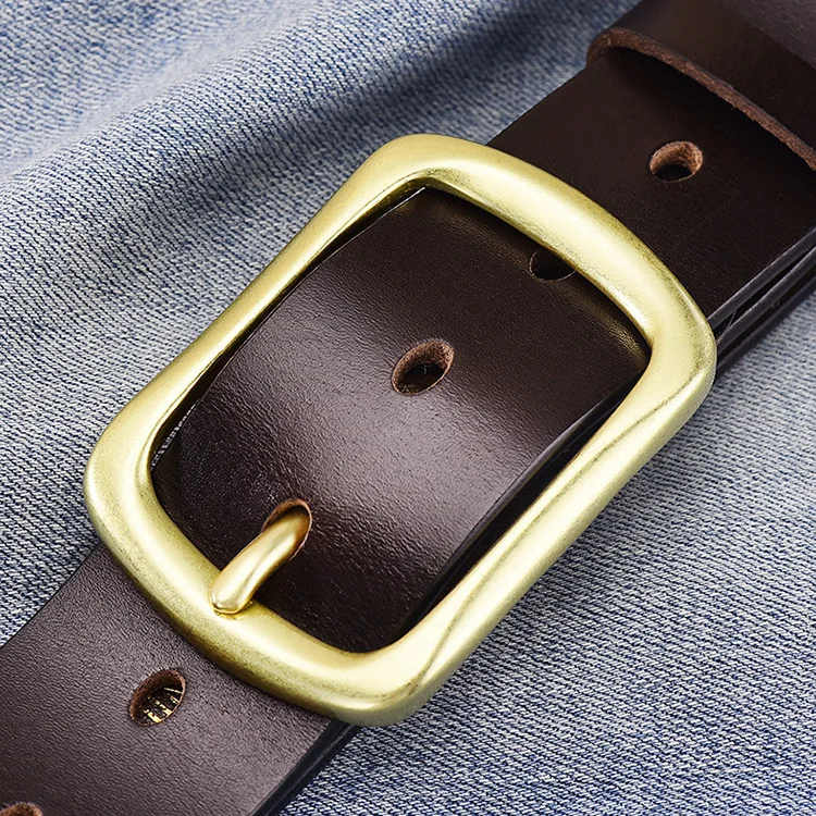 

Cinturones Para Hombre Cinturon Marca De Для мужчин Медь кожаный ремень с пряжкой Для мужчин s Ремни Роскошный пояс ремень известного бренда, Cuir