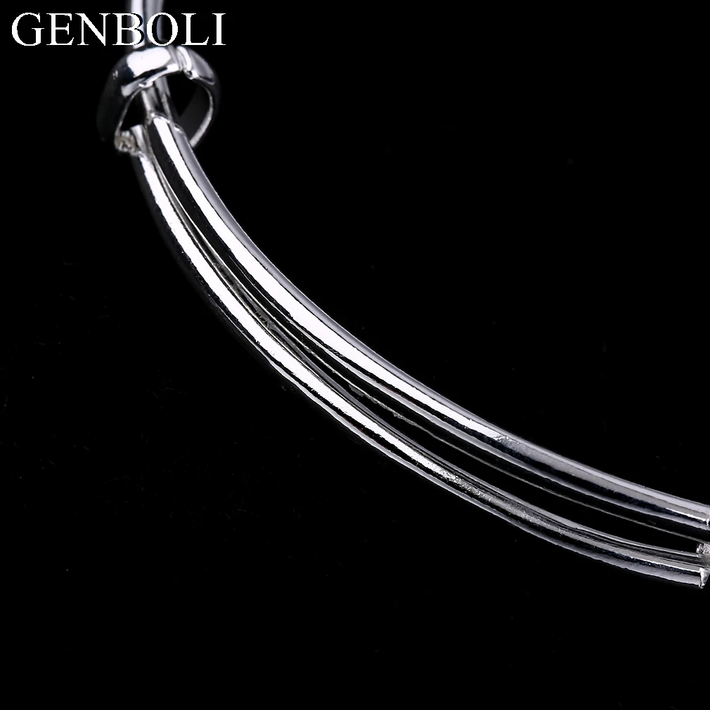 

Silver Color Fashion Bangles Bracelet Simple Designed Luxury Meteor Shower Can Be Adjusted For Women Jewelry DIY Jewelry Hot