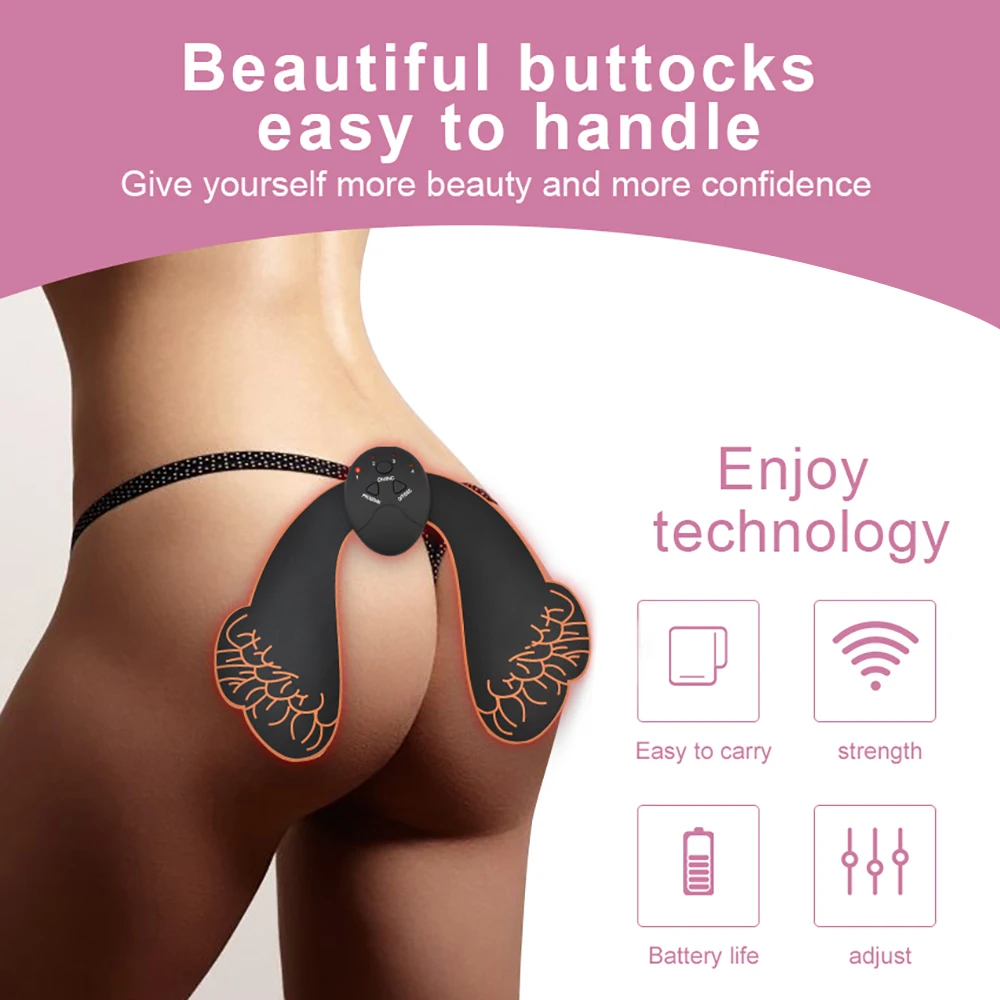

Hip Trainer Butt Lift Up Buttocks Lifting Muscle Stimulation Massager Fitness Body Shaping Equipment Lazy Home Hip Shaper