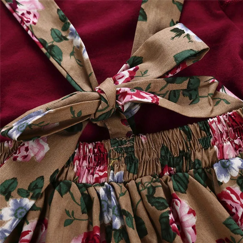 

newborn clothes Short Sleeve Solid Romper + Floarl Overalls Skirt + Headband Outfits baby girl clothes infant clothing