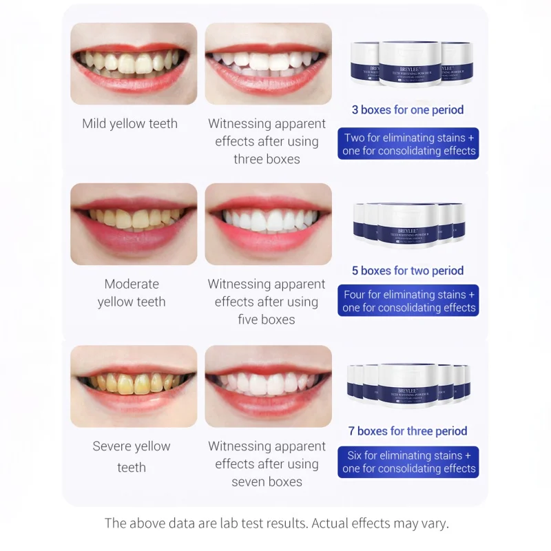 

Wholesale 55g Pearl Whitening Tooth Powder Get Rid Tooth Yellow Stain Bad Breath Tooth Whitening Powder