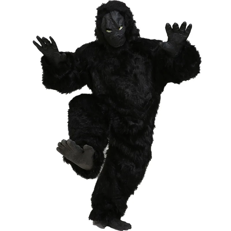 Cosmask Halloween Mask Prop Ape Gorilla Costume Adult Party Costume Mask Horror Carnival Cosplay Party Props
