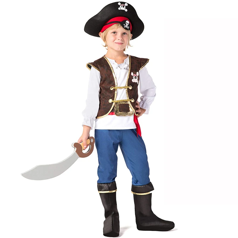 

Boys Pirate Costume for Kids Deluxe Costume Set
