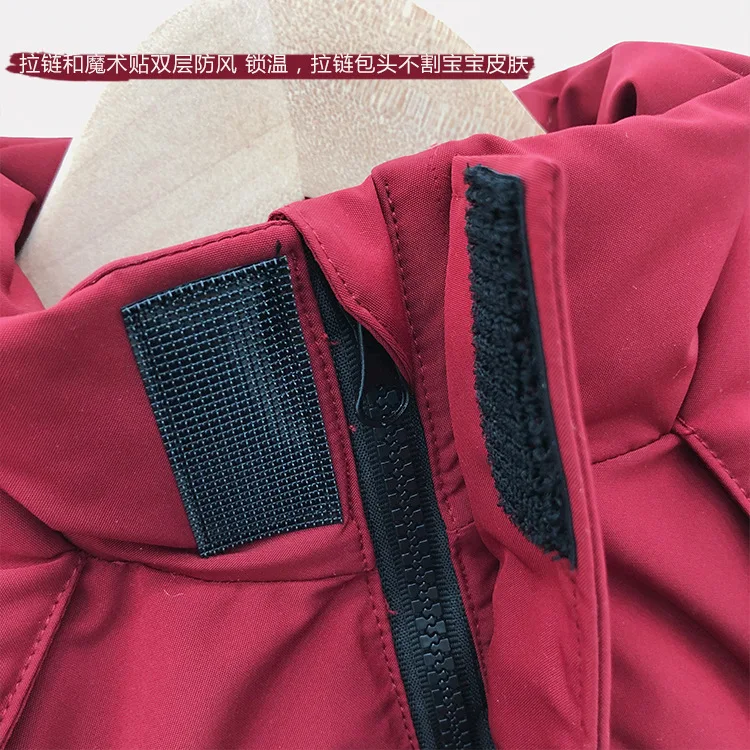 Зимняя стеганая теплая верхняя одежда с капюшоном для мальчиков и девочек, 2 цвета, ветрозащитные куртки с хлопковой подкладкой, Детские пальто