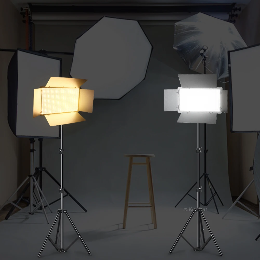 Photography Lighting Camera Photo LED Video Light Panel 3300K-5600K EU US Plug Studio Led Lamp For Shooting | Электроника