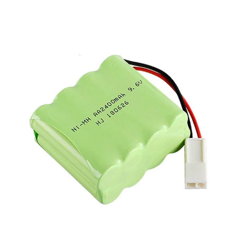 

( X Model ) Ni-MH 9.6v 2400mah Battery + 9.6v Charger For Rc toy Car Tank Train Robot Boat Gun AA 9.6v Rechargeable Battery Pack