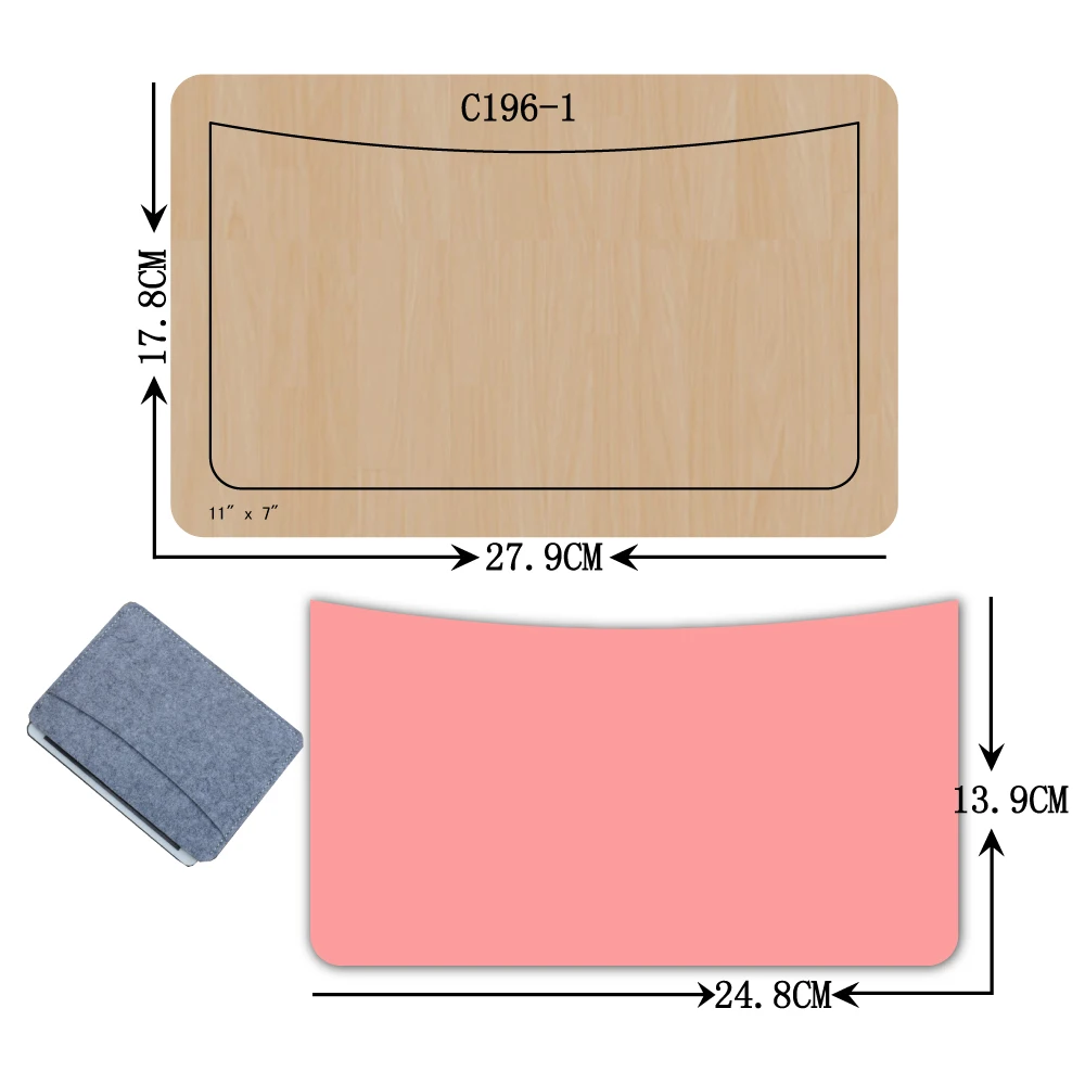 Посылка пакет деревянные штампы для скрапбукинга режущие совместимые с
