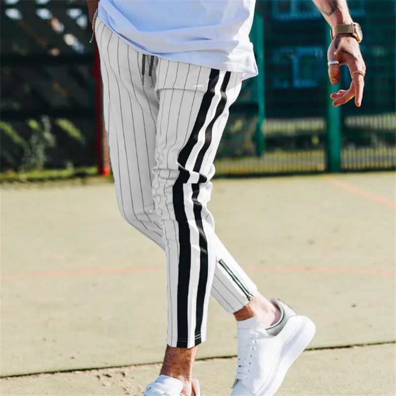 2019 мужские спортивные штаны для бега Vogue повседневные длинные с завязками на