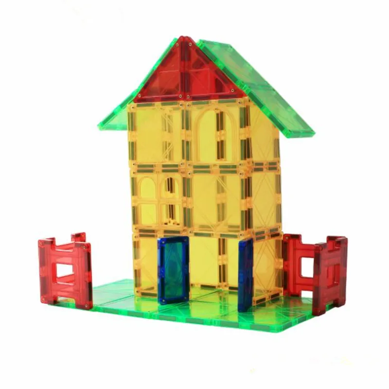 Магнитный конструктор 38-53 шт. прозрачный для девочек | Игрушки и хобби