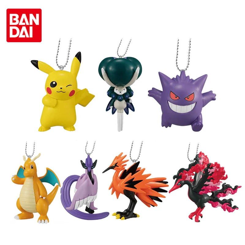 Фигурки героев аниме Bandai из натурального гасяпона Покемон Пикачу калирекс