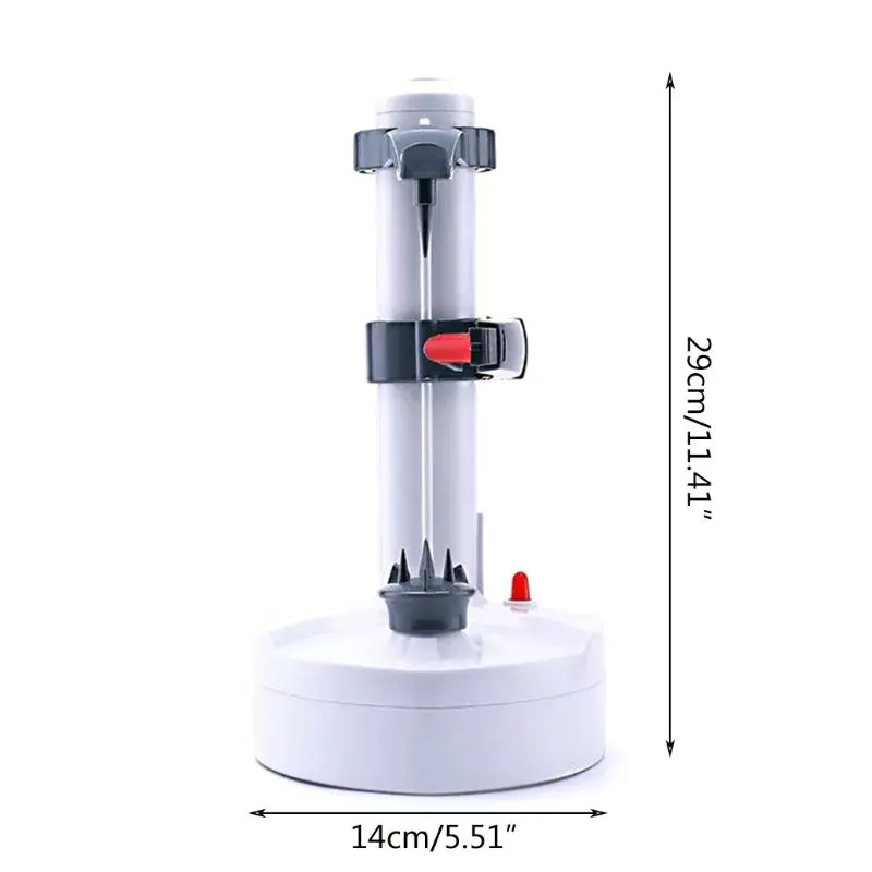 

Electric peeler Multifunction for Fruit and Vegetable peeler Automatic Stainless Steel Potato Cutter Machine Kitchen Black