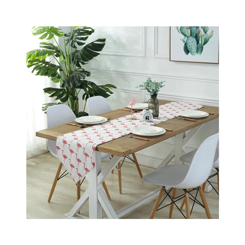 Высококачественный простой современный ветровой стол флаг для западного стола